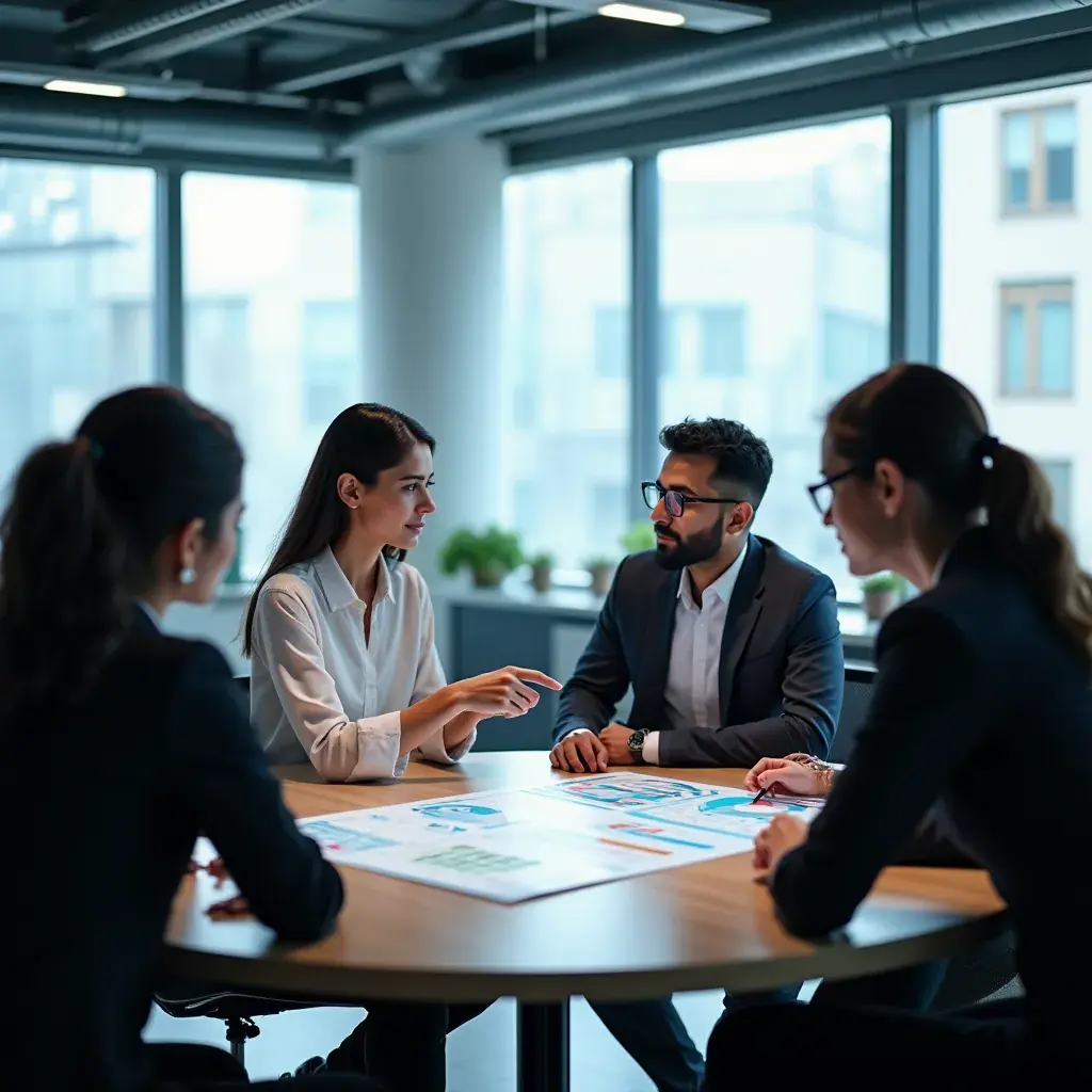 Strategic planning session with leadership team