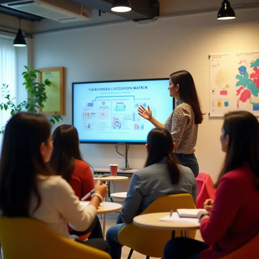 Professional team collaborating on innovative solutions